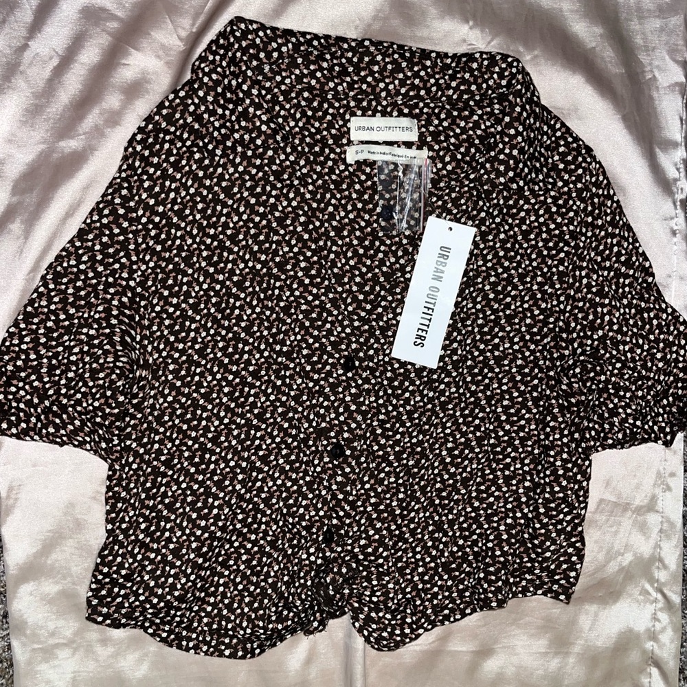 NEW flower printed crop top